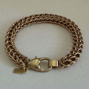 Golden brass Sia bracelet